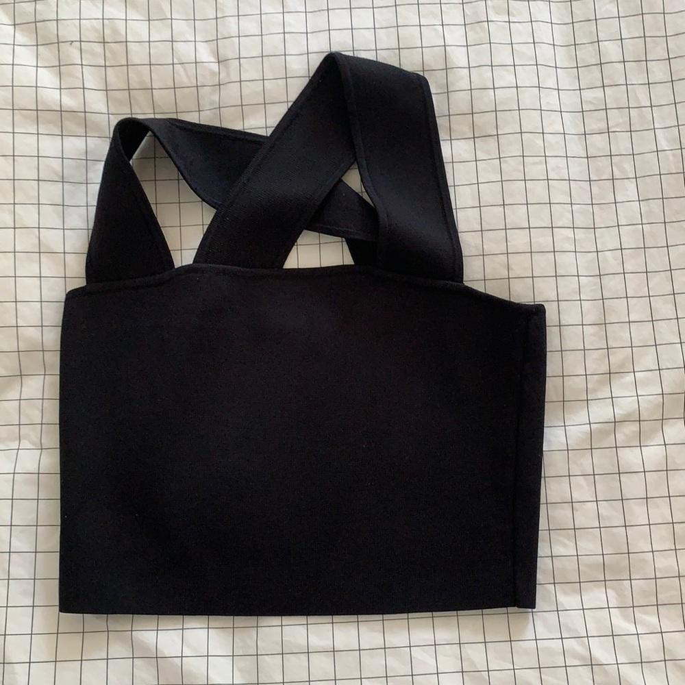 Babaton - Stretchy crop tank black